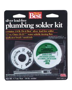 Do it Best Silver Lead-Free 1/4 Lb. H-2095 Solder Kit