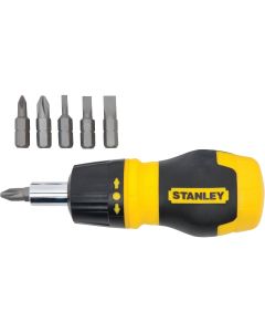 Stanley Multi-Bit Stubby Ratcheting Screwdriver