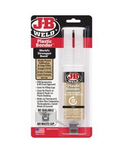 J-B Weld 0.85 Oz. Plastic Bonder Epoxy Syringe, Tan