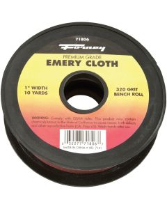 Forney 1 In. W. x 10 Yd. L. 320 Grit Premium Grade Emery Cloth