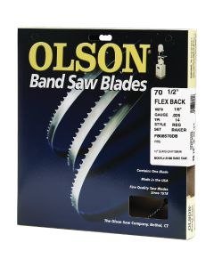 Olson 70-1/2 In. x 1/8 In. 14 TPI Regular Flex Back Band Saw Blade