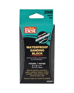 Do it Best Waterproof 3 In. x 5 In. x 1 In. 2000 Grit Mirror Fine Sanding Sponge