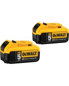 DEWALT 20 Volt MAX XR Lithium-Ion 5.0 Ah Premium Tool Battery (2-Pack)