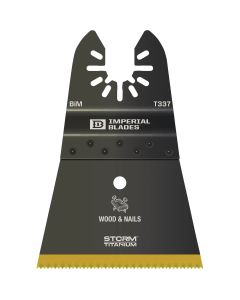 Imperial Blades ONE FIT 2-1/2 In. Titanium Coated Bi-Metal Storm Oscillating Blade