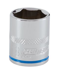 Channellock 3/8 In. Drive 18 mm 6-Point Shallow Metric Socket