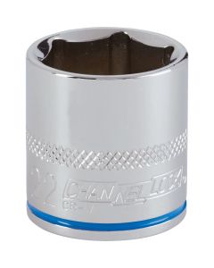 Channellock 3/8 In. Drive 22 mm 6-Point Shallow Metric Socket
