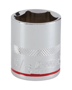 Channellock 1/2 In. Drive 15/16 In. 6-Point Shallow Standard Socket