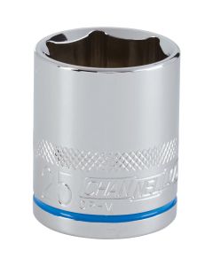 Channellock 1/2 In. Drive 25 mm 6-Point Shallow Metric Socket