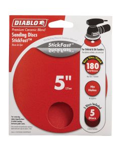 Diablo StickFast 5 In. 180 Grit Sanding Disc (5-Pack)