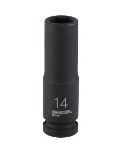 Channellock 1/2 In. Drive 14 mm 6-Point Deep Metric Impact Socket