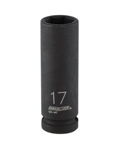 Channellock 1/2 In. Drive 17 mm 6-Point Deep Metric Impact Socket