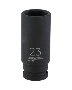 Channellock 1/2 In. Drive 23 mm 6-Point Deep Metric Impact Socket