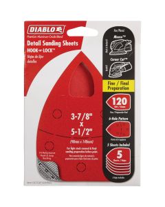 Diablo 120 Grit Mouse Sandpaper (5-Pack)