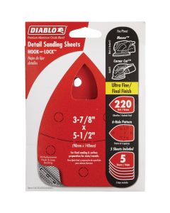 Diablo 220 Grit Mouse Sandpaper (5-Pack)