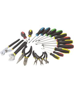 Do it Assorted Pliers, 8 In. Adjustable Wrench and 13-Piece Screwdriver Tool Set (20-Piece Total, No Case)
