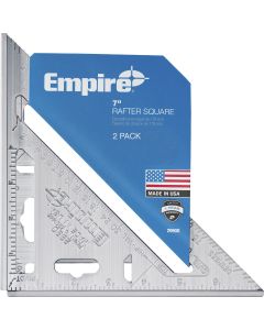 Empire Magnum 7 In. Aluminum Heavy-Duty Rafter Square (2-Pack)