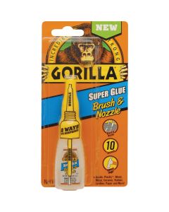 Gorilla 0.35 Oz. Liquid Bottle Brush & Nozzle Super Glue