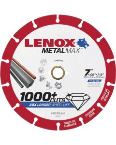 Lenox MetalMax 7 In. Segmented Rim Dry Cut Diamond Blade