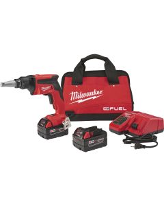 Milwaukee M18 FUEL Brushless Drywall Cordless Screwgun Kit with (2) 5.0 Ah Batteries & Charger