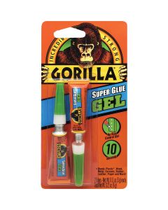 Gorilla 0.11 Oz. Super Glue Gel (2-Pack)