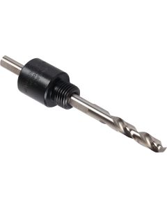 Milwaukee 1/4 In. Round Shank Basic Hole Saw Mandrel Fits Hole Saws up to 1-3/16 In.