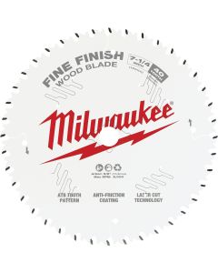 Milwaukee 7-1/4 In. 40-Tooth Fine Finish Circular Saw Blade