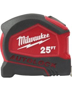 Milwaukee 25 Ft. Compact Auto Lock Tape Measure