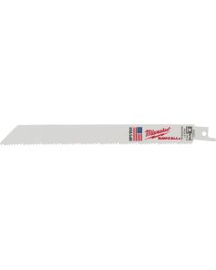 Milwaukee SAWZALL 8 In. 8/12 TPI Multi-Material Reciprocating Saw Blade (25-Pack)
