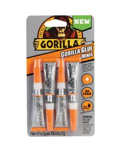 Gorilla 0.42 Oz. Clear Mini All-Purpose Glue (4-Pack)