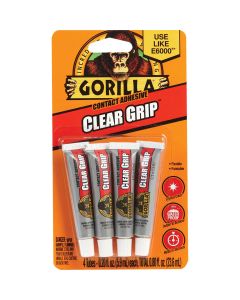 Gorilla Clear Grip 0.2 Oz. Multi-Purpose Adhesive (4-Pack)