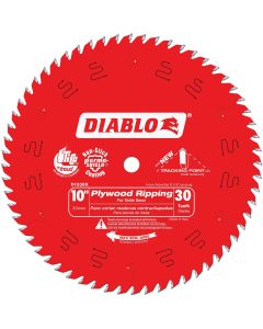 Diablo 10 In. 30-Tooth Plywood Ripping Circular Saw Blade
