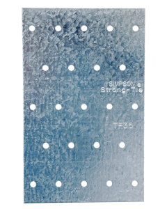Image of TP 3-1/8 in. x 5 in. 20-Gauge Galvanized Tie Plate 