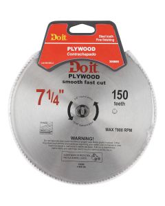Do it 7-1/4 In. 150-Tooth Plywood Circular Saw Blade