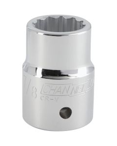 Channellock 3/4 In. Drive 7/8 In. 12-Point Shallow Standard Socket