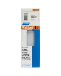 4-3/16" x 11-1/4" Norton 01888 WallSand Die-Cut Drywall Sanding Sheets 100D-Grit, 5-Pack