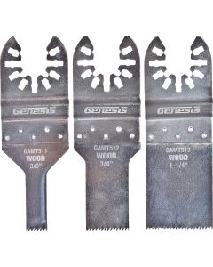 Genesis Flush Cut Blade Asst 3pc