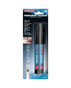 Channellock Fine Tip Black Ink Marker (2-Pack)