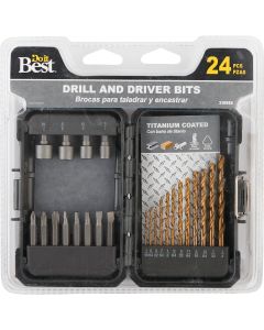 Do it Best 24-Piece Titanium Drill and Drive Set