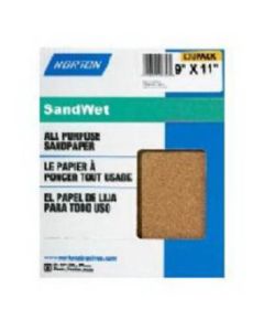 9" x 11" Norton 48110 SandWet Wet or Dry Sanding Sheets Assorted, 5-Pack