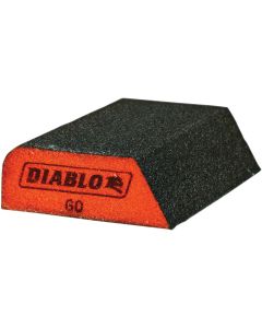Diablo 2-1/2 In. x 4 In. x 1 In. 60 Grit (Medium) Dual-Edge Sanding Sponge