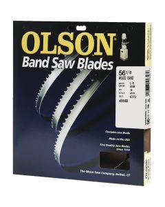 Olson 56-1/8 In. x 1/8 In. 14 TPI Hook Wood Cutting Band Saw Blade