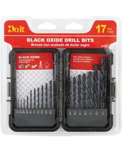 Do it 17-Piece Black Oxide Drill Bit Set, 1/16 In. thru 3/8 In.