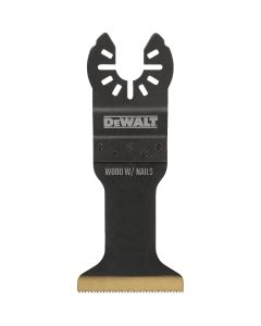 DEWALT Universal Fitment 1-3/4 in. Titanium Wood with Nails Oscillating Blade