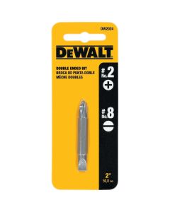 DEWALT Phillips #2 Slotted Double-End Screwdriver Bit