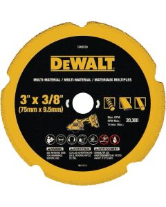 DEWALT 3 In. Multi-Material Diamond Blade