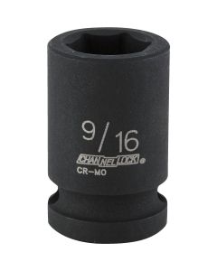 Channellock 1/2 In. Drive 9/16 In. 6-Point Shallow Standard Impact Socket