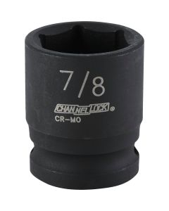 Channellock 1/2 In. Drive 7/8 In. 6-Point Shallow Standard Impact Socket
