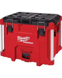 Milwaukee PACKOUT 16 In. x 17 In. XL Toolbox, 100 Lb. Capacity