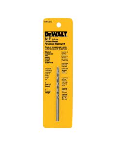 DEWALT 3/16 In. x 3 In. Masonry Drill Bit