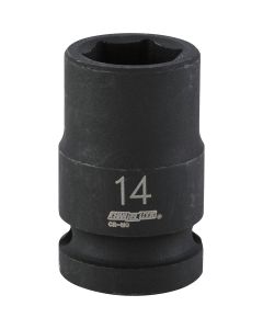 Channellock 1/2 In. Drive 14 mm 6-Point Shallow Metric Impact Socket